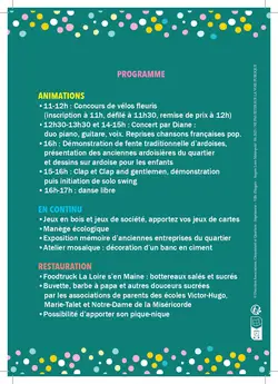 programme fete quartier